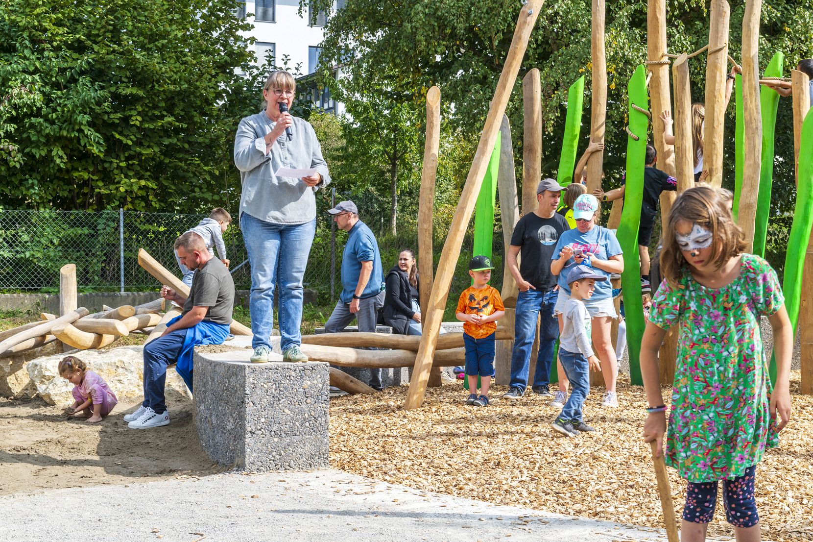 Impressionen von der Eröffnung des Parks.